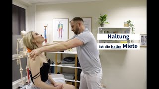 Chiropraktik  Haltung ist die halbe Miete  mit Christina  deutsch  128 [upl. by Solhcin]