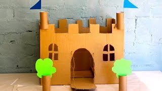 How to make your own cardboard play castle [upl. by Obeded217]