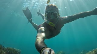 quotcute snorkeling surprisequot  Sardinia 2018 [upl. by Aneehc]