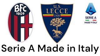 Bologna FC  US Lecce Serie A Made in Italy  02112024 [upl. by Selyn]