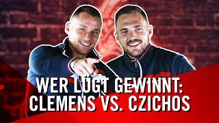 🤥 Wer lügt gewinnt  Folge 5  Christian CLEMENS vs Rafael CZICHOS  1 FC KÖLN Quiz [upl. by Anayik]