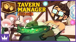 Twitch Livestream  Tavern Manager Simulator PC [upl. by Nilyad]