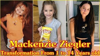 Mackenzie Ziegler transformation from 1 to 14 years old [upl. by Ramyaj]