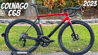 NEW 2023 COLNAGO C68 ALL FEATURES SHOWN REAL WORLD WEIGHT [upl. by Harrak306]