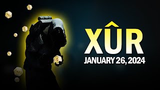 Xur January 26 2024  12624 All 3 Classes Destiny 2 [upl. by Buxton]