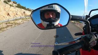 Croatia Karlobag to Starigrad Part 02 Honda CB 500 X Jadranska magistrala [upl. by Longwood]