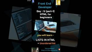 HTML Beginners Must Know This About Lists and Types  Part 1 notes html5tutorial webdevelopment [upl. by Omlesna]