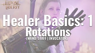 Healer Basics Part 1 Beginner’s Guide to StaffWand Healing Rotation Invocator [upl. by Berti]