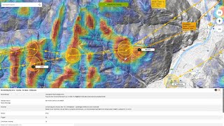 Streckenfliegen  XC Planung  burnair Map für Gleitschirmpiloten [upl. by Aciretehs]