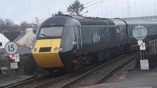 Trains at Saltash 291220 [upl. by Esirrehc]