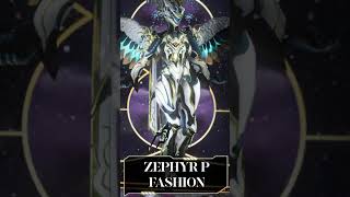 WARFRAME Zephyr Prime Fashionframe  Angelic Falcon tennocreate tennogen warframe zephyr shorts [upl. by Daffi]