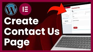 How To Create Contact Us Page In WordPress With Elementor easy tutorial [upl. by Atinele]