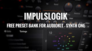 Free Preset Bank For AudioKit  Synth One  IOS [upl. by Vasilek]