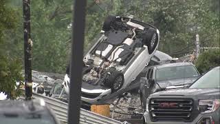 Major storm damage in Feasterville Bucks County [upl. by Durwood]