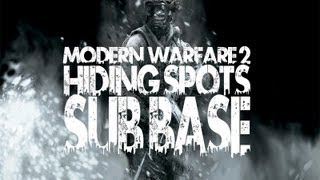 MW2  Hiding Spots  Sub Base HD [upl. by Egnalos120]