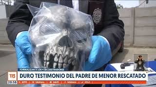 Duro testimonio del padre de menor rescatado de secuestro en Illapel [upl. by Curson89]