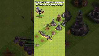 Headhunter Vs Mini Warden  Clash of Clans [upl. by Erwin]