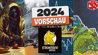 Vorschau Strohmann Brettspiel Neuheiten Frühjahr 2024 [upl. by Wrand]