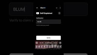 Defi Explained  Blum Defi Explained Code blum crypto defi explained foryou [upl. by Refannej]