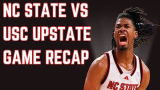 Reactions to a Dominant NC State Season Opening Win over USC Upstate IPSxGFS [upl. by Sregor]