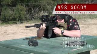 Texas Gun Trust 458 SOCOM on an M16 lower [upl. by Atsilac628]