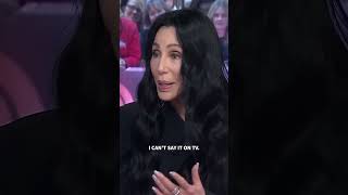 Only Cher could get away with dropping an fbomb on live television 😂 Cher [upl. by Ahseral]