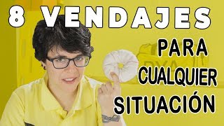 8 VENDAJES para cualquier situación [upl. by Spindell]