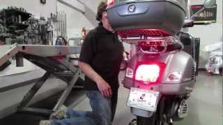 Upgrading Taillight to LED on a Vespa GTS [upl. by Ewold]