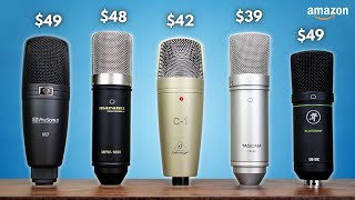 BEST MICROPHONES FOR VOCALS Under 50 on Amazon [upl. by Nyraf]