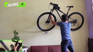 Soporte para colgar bicicleta en horizontal pared [upl. by Alfy]