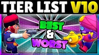 Brawl Stars Tier List V10  Best Brawlers  Every Mode  1 Brawler Stands Supreme [upl. by Shirlee]