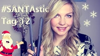 Locken mit dem Glätteisen  Tutorial  SANTAstic Tag 12 [upl. by Kerry42]