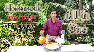 How to make Insecticide Pesticide  Fungicide  Antibiotics Miracle All in one Solution [upl. by Gibrian]