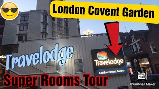 Travelodge Super Rooms  Is it worth it 🤔🤔 Upgrade Tour  Covent Garden [upl. by Htennaj]