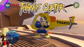 LEGO Marvels Avengers  Thanoscopter Gameplay and Unlock Location [upl. by Annabelle835]