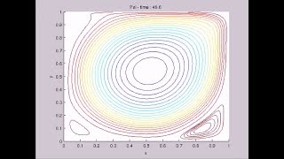 NavierStokes  driven cavity  stream function [upl. by Deden956]