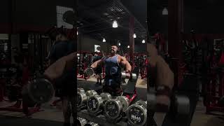 Derek Lunsfords Heavy Lateral Raise Intense Shoulder Workout for Mr Olympia shorts [upl. by Harras]