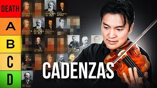 Ranking the BEST Cadenzas from Violin Concertos 🎻 Difficulty Tier List [upl. by Ardnuahs]