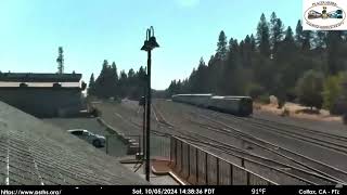 Amtrak California Zephyr 5 with 51154 x 10 Promontory Point Suitsme  20241005 [upl. by Enovaj]