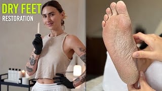 Making Dry Cracked Feet Like New After One Luxury Treatment [upl. by Ofella]