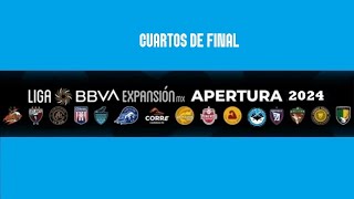 LIGA BBVA EXPANSIÓN MX  CUARTOS DE FINAL [upl. by Edik]