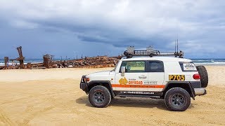 Fraser Island Tour in a 4wd with Australian Offroad Academy  360 Degrees Video [upl. by Ahsemrak]