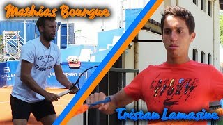 En IMMERSION avec 2 joueurs PROFESSIONNELS de TENNIS [upl. by Memberg73]