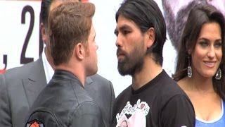 Canelo Alvarez vs Alfredo Angulo Full press conference highlight video HD [upl. by Paco146]