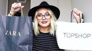 AUGUST TRY ON HAUL  TOPSHOP ZARA IKEA [upl. by Redep916]