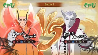 Naruto Baryon Mode VS Isshiki CPU VS CPU  Naruto Storm Connections [upl. by Arriat]