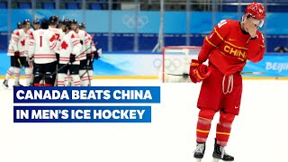 🏒 Mens Ice Hockey Highlights Beijing 2022  China 🆚 Canada [upl. by Ermina]