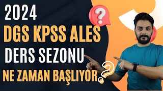 2024 DGS KPSS ALES SEZONU NE ZAMAN BAŞLIYOR [upl. by Yelekreb546]