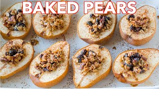 Baked Pears Easy Baked Pear Recipe  shorts [upl. by Ailee942]