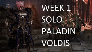 Lost Ark Week 1 Solo Paladin Voldis [upl. by Ydderf671]